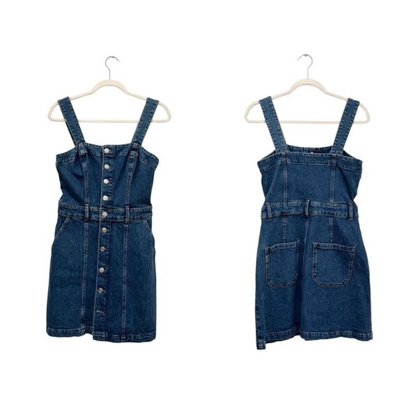 PAIGE Maddy Denim Dress in Delia - Picture 13 of 14